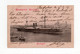 !!! CPA ECRITE A BORD DU PAQUEBOT PORTUGAL ET POSTEE A  ALEXANDRIE EN 1907 AFFRANCH 10C SEMEUSE LIGNEE - Storia Postale