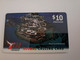 BERMUDA  $ 10,-  TBI / AERIAL VIEUW   BERMUDA  / WHITE     VALUE   /   PREPAID CARD  Fine USED  **11472** - Bermude