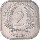 Monnaie, Etats Des Caraibes Orientales, Elizabeth II, 2 Cents, 1981, SUP+ - Caraibi Orientali (Stati Dei)