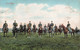 CPA Militaria - Etat Major - Militaires A Cheval - Colorisé - Manoeuvres