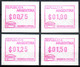 1999 Argentina Argentinien ATM 3 / First Postal Rate Set From 23.03.1999 MNH / FRAMA Automatenmarken Automatici - Affrancature Meccaniche/Frama