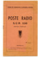 Poste Radio S.C.R. 536.notice D'emploi.Ecole Formation D'officiers D'active.Coetquidan 1951.Librairie Militaire St-Cyr. - Radio