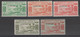 NOUVELLES  HEBRIDES  1941  Yvert  TAXE  N° 11/5 *MH  COMPLETE SET   Ref.  R185 - Ongebruikt