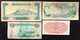 Lybia  LIBIA  4 Notes 5 Piastres 1951 + 1/4 1/2 E DINARS  Lotto 4129 - Libya