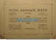 193740 SWITZERLAND BUCHS HOTEL BAHNHOF PUBLICITY BREAK NO POSTAL POSTCARD - Buchs