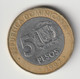 DOMINICANA 2007: 5 Pesos, KM 89 - Dominicaanse Republiek