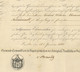 Ordensverleihung PREUSSEN Allgemeines Ehrenzeichen Berlin 1866 Friedwindt POST CONDUCTEUR Von Brandt Königsberg - Documents Historiques