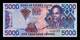 Sierra Leona Leone 5000 Leones 2002 Pick 27a SC UNC - Sierra Leone