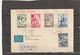 Iceland RED CROSS REGISTERED AIRMAIL FDC FIRST DAY COVER 1949 - Brieven En Documenten