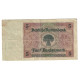 Billet, Allemagne, 5 Rentenmark, 1926, 1926-01-02, KM:169, TB - 5 Rentenmark