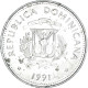 Monnaie, République Dominicaine, 25 Centavos, 1991 - Dominicana