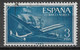 Spain 1956. Scott #C153 (U) Plane And Caravel - Used Stamps