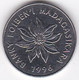 Madagascar 5 Francs 1996. Buffle / Fleur, En Acier Inoxydable, KM# 21 - Madagaskar