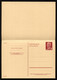 Postkarte Mit Antwort P61I Postfrisch Feinst 1955 Kat.50,00 € - Cartes Postales - Neuves