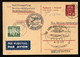 Antowrt-Postkarte P61IIA ERSTFLUG BERLIN-WARSCHAU 1956 Kat. 2200 € - Postcards - Mint