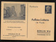 Funklotterie-Postkarte FP1 Postfrisch Feinst 1952 Kat.80,00 € - Cartes Postales - Neuves