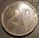 ALLEMAGNE - GERMANY - Jeton - 20 Pfennig - MARKE 20 PFG. FUR GETRANKE - Monétaires/De Nécessité
