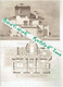 2 PLANS DESSINS 1913 AGAY VAR VILLA LES CIGALES ARCHITECTE MESSIAH - Côte D'Azur