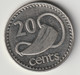 FIJI 1990: 20 Cents, KM 53a - Fidschi