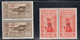 1932 2 Coppiole 4 Valori Sass. 24/25 MNH** Cv 280 - Egée (Coo)