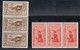 1932 2 Blocchi Di 3 Valori Sass. N. 24/25 MNH** Cv 420 - Egeo (Coo)