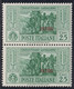 1932 2 Valori Sass. N. 19 MNH** Cv 140 - Egeo (Patmo)