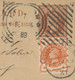 GB 1889 Superb QV ½d Brown Postal Stationery Postcard Uprated With Jubilee ½d Orange Tied By Rare HOSTER EXPERIMENTAL - Covers & Documents