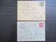 Delcampe - Mooi Lot Van 6 Postkaarten - Briefkaarten 1871-1909