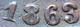 BELGIQUE LEOPOLD PREMIER SUPERBE 2 CENTIMES 1863 2 EME VARIANTE 3 "CASSé" COTES : 4€-12.5€-37.5€-75€ - 2 Centimes