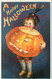 258491-Halloween, IAP No 978-4, Ellen Clapsaddle, Boy Holding Large Jack O Lantern - Halloween