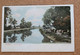 2 CARDS OF EXETER CANAL - AN UNUSED, EARLY C20 CARD AND  A USED 1904 ONE OF THE  OLD BRIDGE NEAR EXETER, DEVON. - Exeter