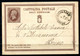 Z3432 ITALIA REGNO 1876 Cartolina Postale 10 C. (N° 1 D'ITALIA) Da DESENZANO DEL LAGO (BS) 3 LUG 76 Per Breno (BS), Otti - Postwaardestukken