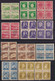 1937-442 CUBA REPUBLICA 1937 WRITTER & ARTIST CANCELLED BLOCK 4. - Used Stamps