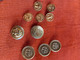 10 Boutons Ancre Marine - Buttons