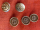 10 Boutons Ancre Marine - Buttons