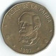 M666 - DOMINICAANSE RREPUBLIEEK - 1 PESO 1997 - Dominicaanse Republiek