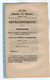 VP20.607 - PARIS 1846 - Chambre Des Députés - Loi Relative à La Garde National Par Mr Le Général JACQUEMINOT - Décrets & Lois