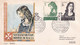 S.M.O.M. - FDC  ROMA 1967 - SAN GIOVANNI BATTISTA - SERIE COMPLETA SU DUE FDC VIAGGIATE - Sovrano Militare Ordine Di Malta