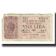 Billet, Italie, 1 Lira, 1944, 1944-11-23, KM:29b, TB - Regno D'Italia – 1 Lire