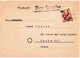 54909 - Berlin - 1949 - 10Pfg Gruenaufdruck EF A DrucksKte "Treuhaender Fuer Zwangsuebertragene Vermoegen" BERLIN -> F - Storia Postale