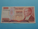 20000 Yirmi Bin Türk Lirasi () TURKIYE ( G55541340 ) 14 Ocak 1970 ( For Grade See SCAN ) UNC ! - Turquie