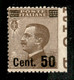 Regno - Vittorio Emanuele III - 1923/27 - Michetti 50 Cent Su 40non Dentellato A Destra Con Bordo Foglio (139w) - Gomma  - Other & Unclassified