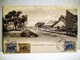 France Guyane St. LAURENT Du MARONI La Rue Melinon 1907. 3 Stamps. - Saint Laurent Du Maroni