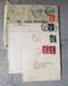 FRANCE INTERESANT 4 ENVELOPPES LETTERS COVERS CIRCULED SEND TO SUISSE - Brieven En Documenten