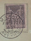 N° 89 S / CP Ob TP Ob TAD Millau TAMPON Timbres Poste Pour Collections Lucien Grua, CP Pour La Hollande - 1877-1920: Semi-Moderne