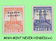 1942 ** RUANDA-URUNDI RU 122/123 MNH KING ALBERT MOMUMENT ( X 2 Stamps ) - Ongebruikt