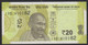 India 20 Rupees 2021 P110 Letter M UNC - India