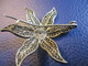 Bijou Ancien Fantaisie/Broche/Fleur Stylisée / MAGHREB ? /Argent ?  /Vers 1920-1950    BIJ132 - Brooches