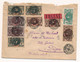 LETTRE COLONIE KAYES HAUT SENEGAL ET NIGER TYPE FAIDHERBE ETIQUETTE URGENT 1907 COVER - Lettres & Documents