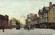 CPA Tramway  - Market Place And Town Hall - Carlisle - Animé - Oblitéré A Moffat En 1904 - Tram